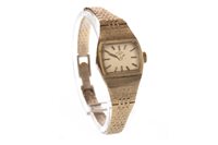 Lot 762 - A LADY'S GOLD ROTARY WATCH