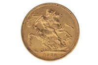 Lot 528 - A GOLD SOVEREIGN, 1878