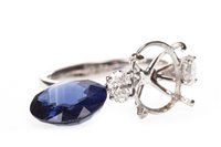 Lot 171 - A GIA CERTIFICATED SAPPHIRE