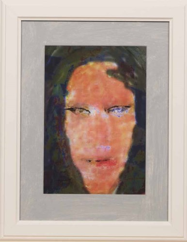 Lot 2320 - DOUGLAS THOMSON, GIRL 1 monotype on canvas,...