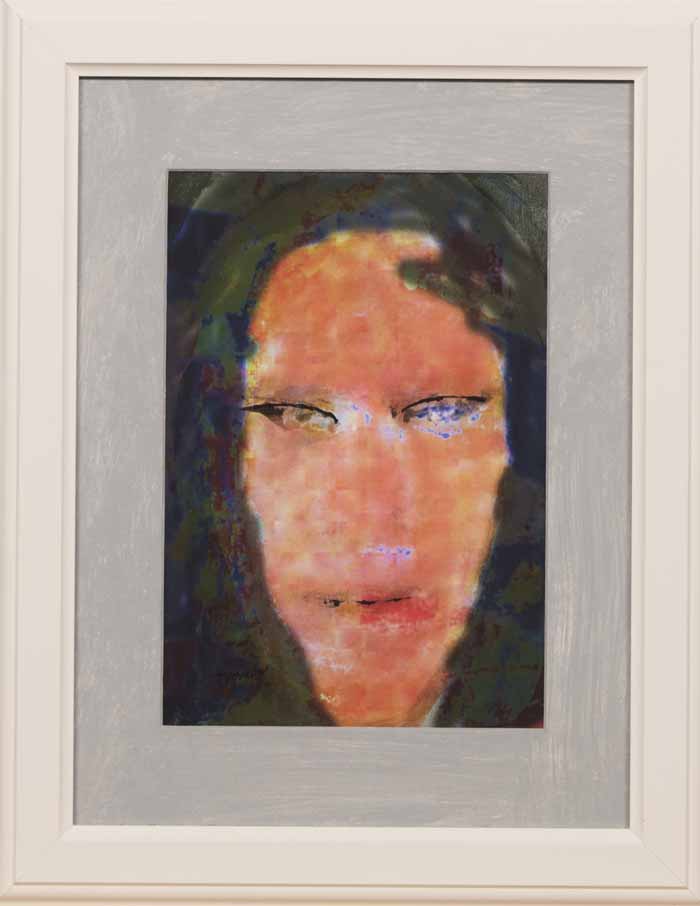 Lot 2320 - DOUGLAS THOMSON, GIRL 1 monotype on canvas,