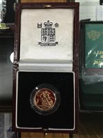 Lot 527 - A UNITED KINGDOM GOLD PROOF SOVEREIGN, 1997