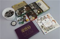 Lot 274 - A GROUP OF VARIOUS SILVER AND OTHER 20TH CENTURY COINS