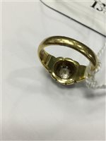Lot 135 - A VICTORIAN STYLE DIAMOND RING
