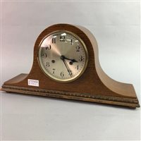 Lot 128 - A LOT OF TWO EARLY 20TH CENTURY MANTEL CLOCKS