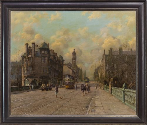 Lot 630 - GREAT WESTERN ROAD, AN OIL BY RICHARD FORSYTH