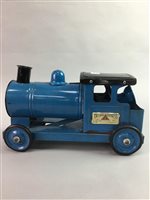 Lot 65 - A TRIANG EXPRESS LOCOMOTIVE AND A CAMERA