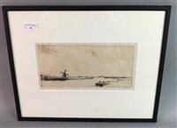 Lot 66 - THE WAVERLEY BELOW ST OLAVES, AN ETCHING BY WILLIAM PALMER ROBINS