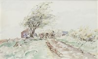 Lot 407 - SOUTH WEST END, AYRSHIRE, A WATERCOLOUR BY JAMES MCBEY