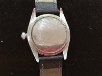 Lot 789 - A GENTLEMAN'S TUDOR OYSTERTHIN STAINLESS STEEL WATCH