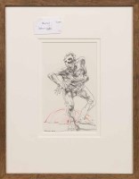 Lot 2369 - * PETER HOWSON OBE, JEREMIAH mixed media on...