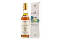 Lot 1233 - MACALLAN 10 YEARS OLD 35CL