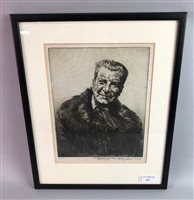 Lot 111 - AN ETCHING BY JOSEPH SIMPSON