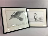Lot 89 - A LOT OF THREE PRINTS AND A LITHOGRAPH