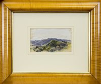 Lot 428 - DISTANT VIEW OF ROME, A WATERCOLOUR BY KEELEY HALSWELLE