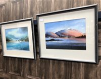 Lot 32 - A PAIR OF LOCH SCENES, BY JEAN MCNEILL