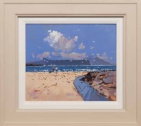 Lot 2380 - JAMES ORR, ARISAIG BEACH oil on board, signed...