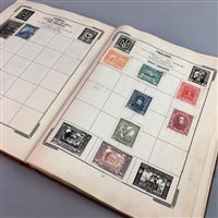 Lot 18 - A SCHOOLBOY'S STAMP BOOK