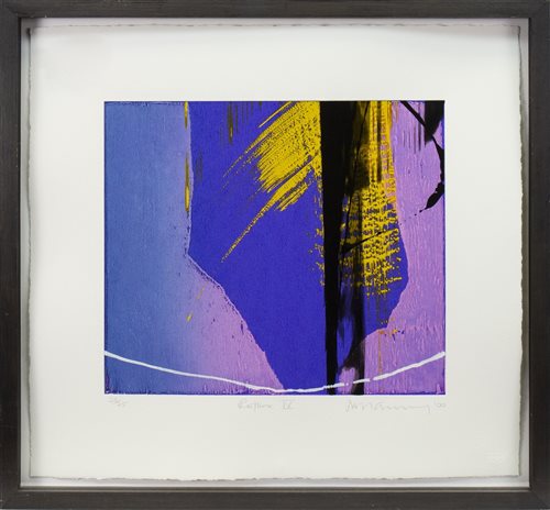 Lot 438 - REFLEX IV, A SCREENPRINT WITH WOODBLOCK BY NEIL CANNING
