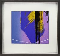 Lot 438 - REFLEX IV, A SCREENPRINT WITH WOODBLOCK BY NEIL CANNING