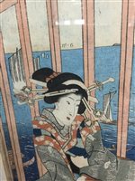Lot 1085 - A GROUP OF FOUR JAPANESE WOODBLOCK PRINTS