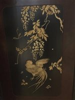 Lot 1113 - AN EARLY 20TH CENTURY JAPANESE FOLDING SCREEN