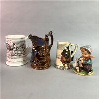 Lot 281 - A TOBY JUG, BURLEIGH CHARACTER JUGS AND OTHER EXAMPLES