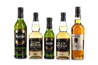 Lot 1244 - FOUR AND A HALF BOTTLES OF SPEYSIDE WHISKY