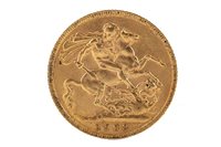 Lot 540 - A GOLD SOVEREIGN, 1908