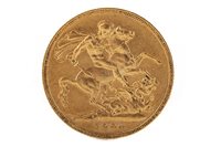 Lot 542 - A GOLD SOVEREIGN, 1884