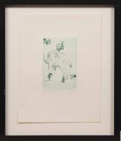 Lot 2421 - * JOHN BYRNE RSA, THE FALLER signed, titled...