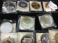 Lot 339 - A LOT OF FOUR CASES OF ASSORTED COINS