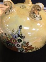 Lot 327 - A ROYAL WINTON LUSTRE WARE FRUIT BOWL AND A BESWICK PHEASANT
