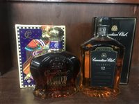 Lot 66 - CROWN ROYAL LIMITED EDITION & CANADIAN CLUB 12 YEARS OLD