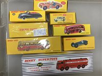Lot 342 - A LOT OF EIGHT BOXED DINKY MODEL VEHICLES