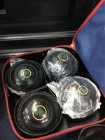 Lot 351 - A LOT OF FOUR SETS OF LAWN BOWLS