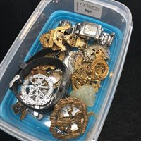 Lot 362 - A LOT OF MILITARY CAP BADGES WITH JEWELLERY