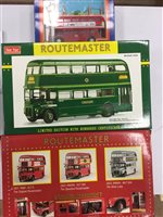 Lot 373 - A LOT OF TWO SUN STAR ROUTEMASTER MODEL BUSES AND ANOTHER