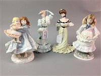 Lot 16 - A LOT OF FOUR FIGURES OF LADIES