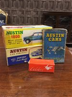 Lot 384 - A LOT OF THREE AUSTIN MODEL VEHICLES AND AN AUSTIN GUIDEBOOK