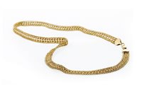 Lot 85 - A WOVEN NECKLET