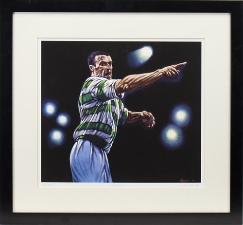 Lot 507 - KEANE, A PRINT BY PETER HOWSON