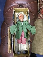 Lot 213 - A LOT OF FOUR PELHAM PUPPETS