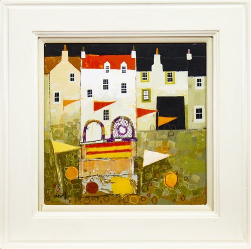 Lot 538 - HARBOUR BREEZE, A MIXED MEDIA BY GEORGE BIRRELL