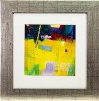 Lot 539 - PATCHWORK CORNFIELD, A MIXED MEDIA BY FRANCIS BOAG