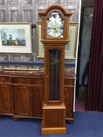 Lot 55 - A REPRODUCTION LONGCASE CLOCK