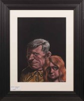 Lot 2464 - * FRANK MCFADDEN, FATHER AND DAUGHTER pastel...