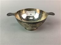 Lot 96 - A SILVER QUAICH