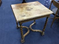 Lot 113 - WILLIAM & MARY STYLE CENTRE TABLE BY MARSH JONES & CRIBB LTD OF LEEDS