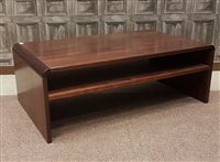 Lot 874 - A DANISH ROSEWOOD COFFEE TABLE